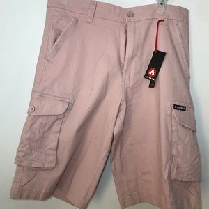Airwalk Mens Tickled Pink Casual Stretch Shorts